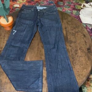 7 for all mankind bootcut. Dark denim size 25